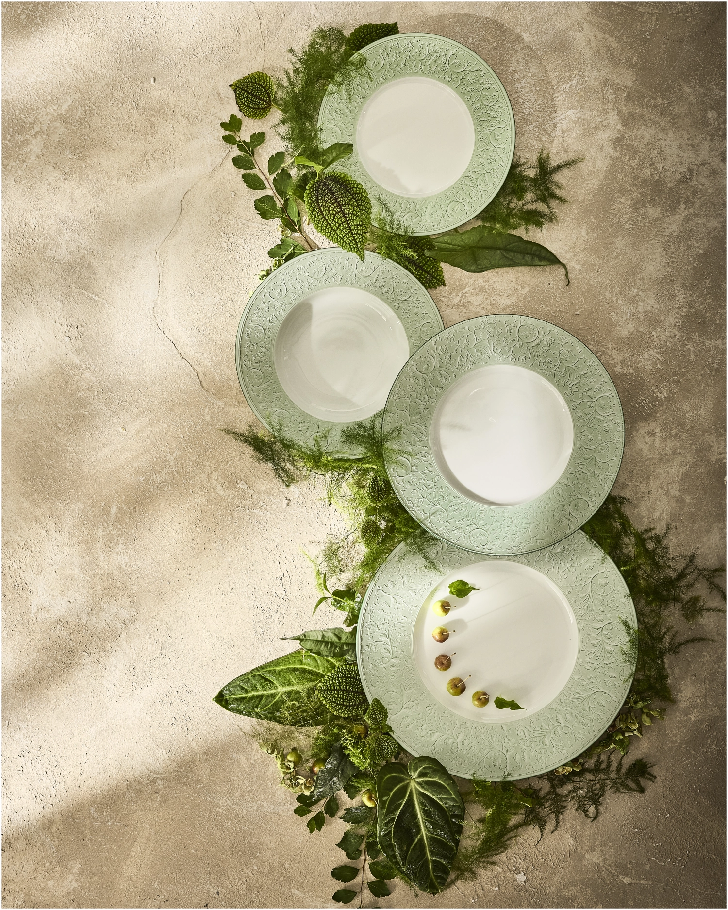 Swan assiette de presentation