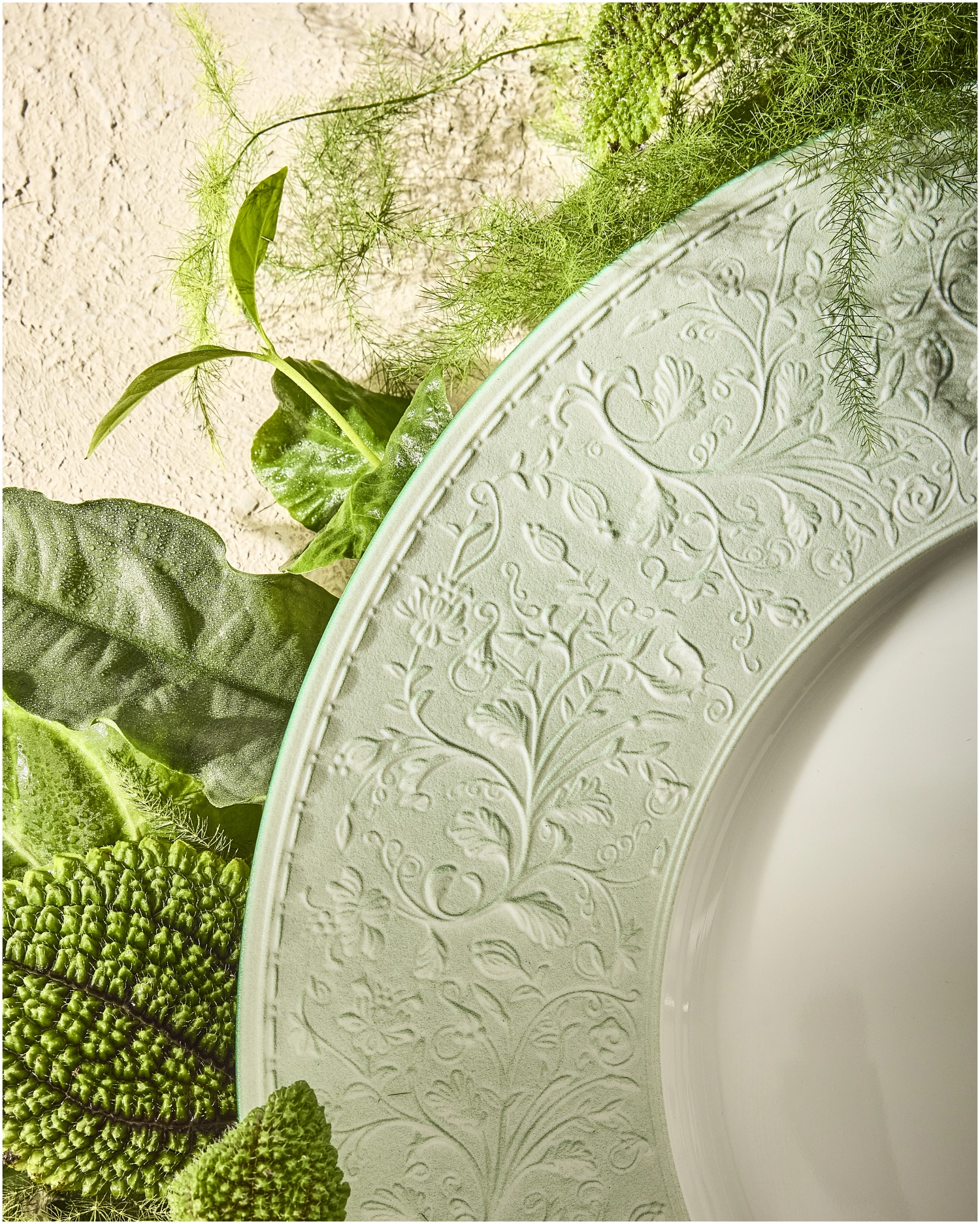 Swan assiette de presentation