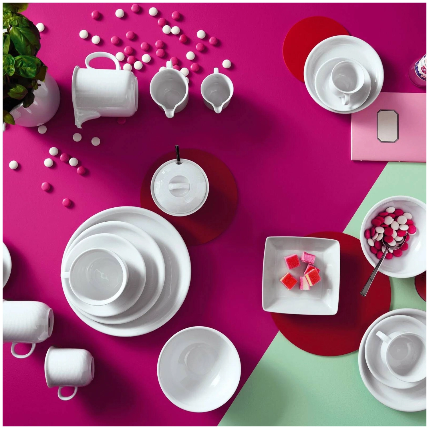 Trend weiss Speiseteller