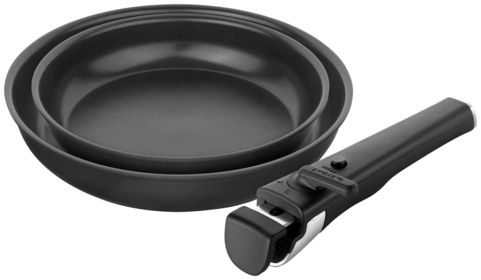 Set de 3 poêles à frire Unlock