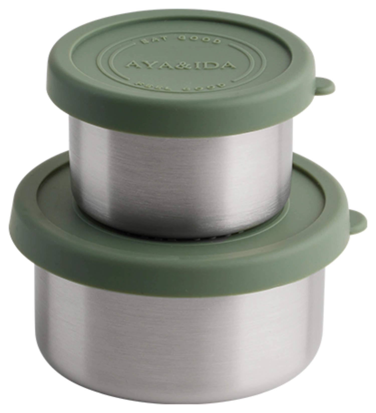 2er Set Snack Container 100ml + 200ml Tropical Green