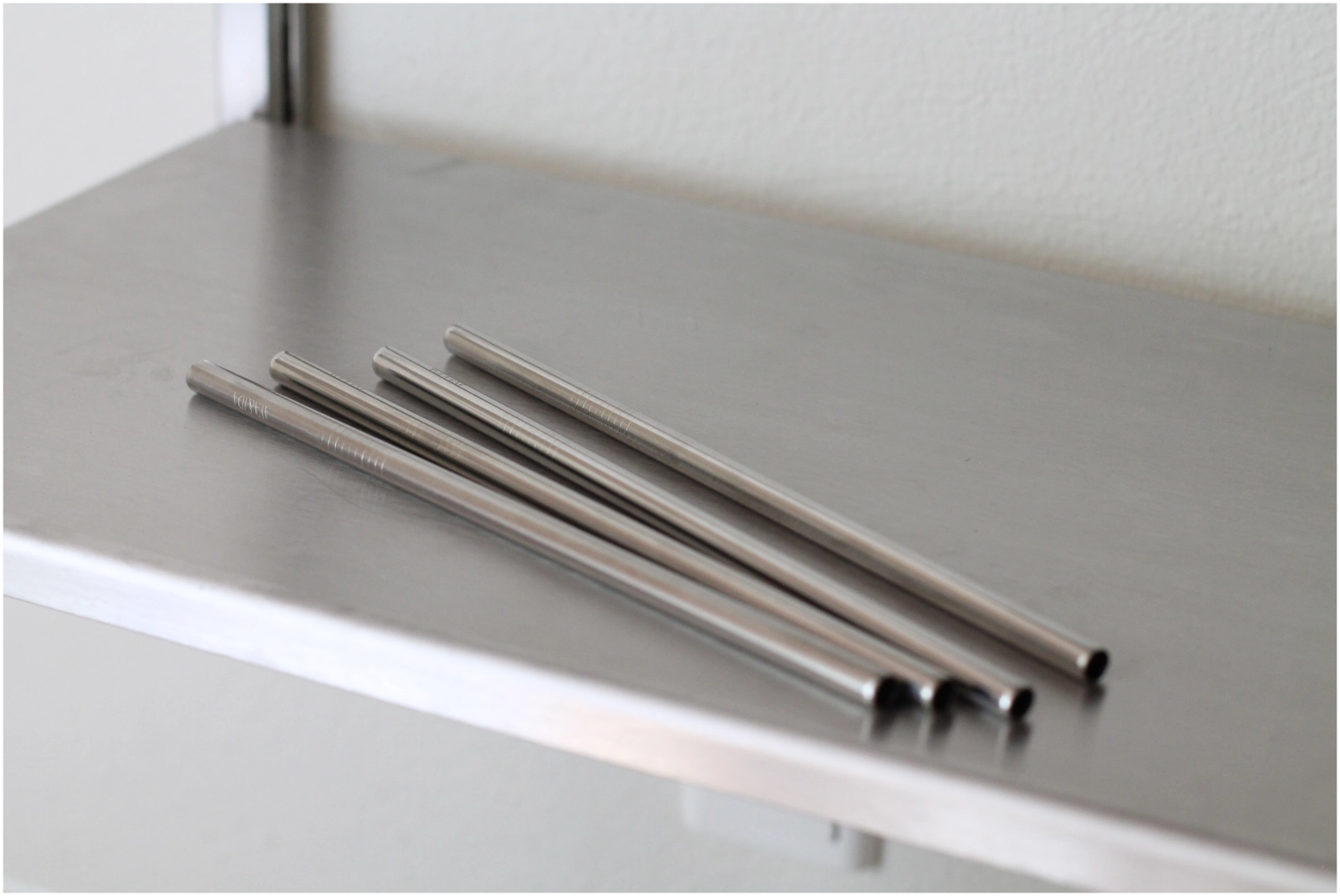 Set de 4 pailles avec brosse