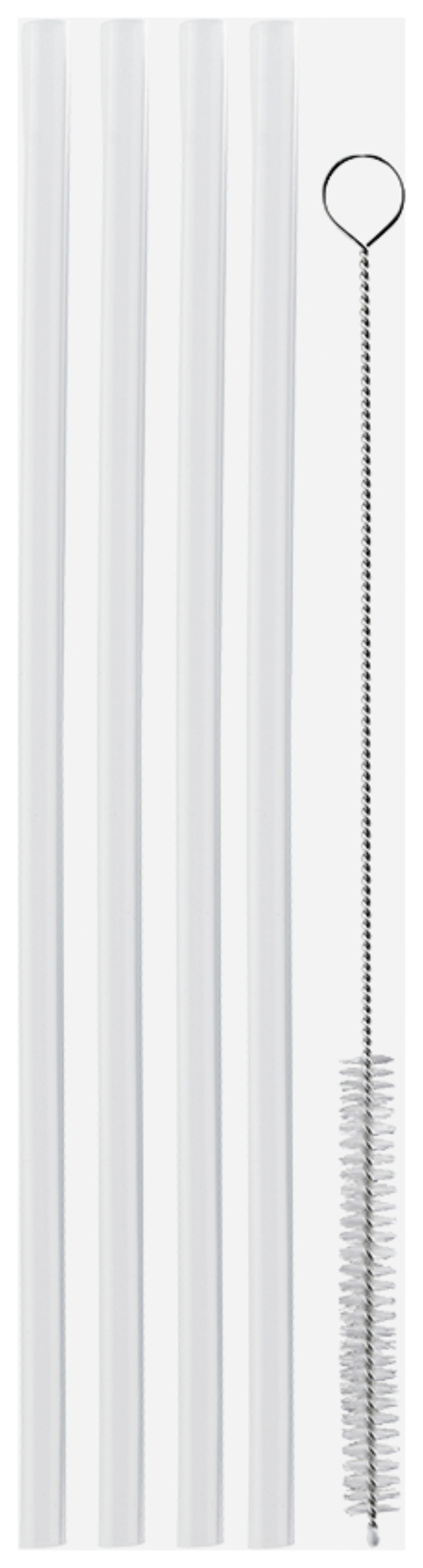 4er Set Thermobecher Strohhalme mit Bürste