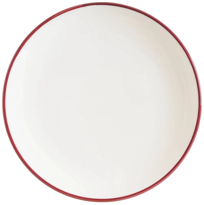Linea Burgundy Gourmet Teller tief