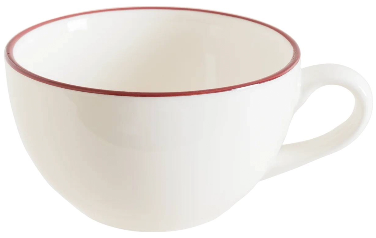 Linea Burgundy Teetasse