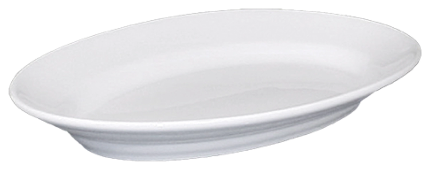 Tivoli Assiette oval 28 cm blanc