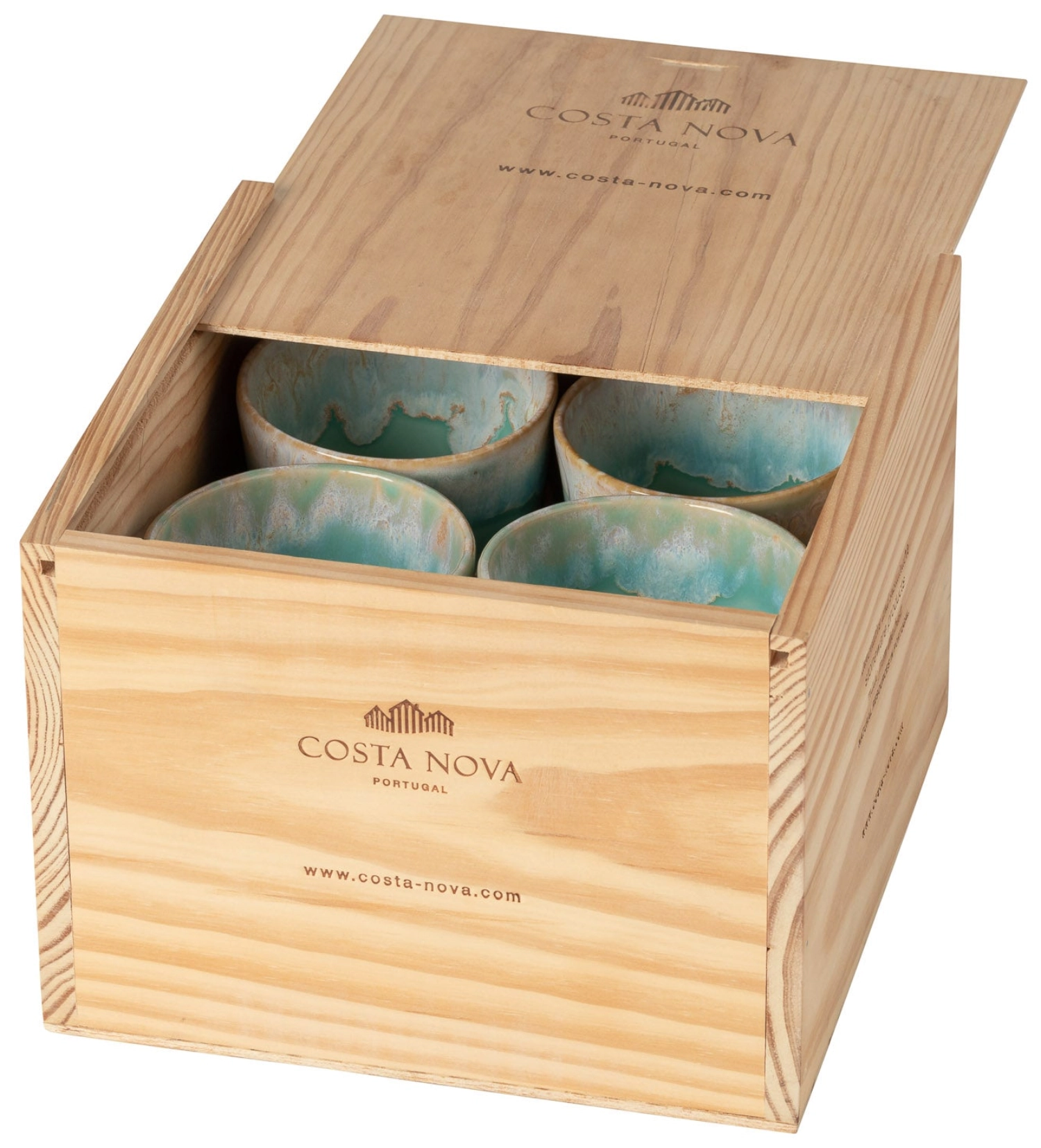 8er Set Geschenkbox Kaffeetasse