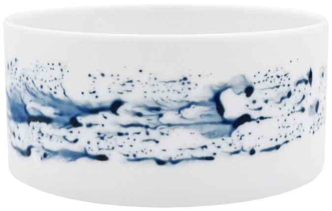 Blue Impression Schale