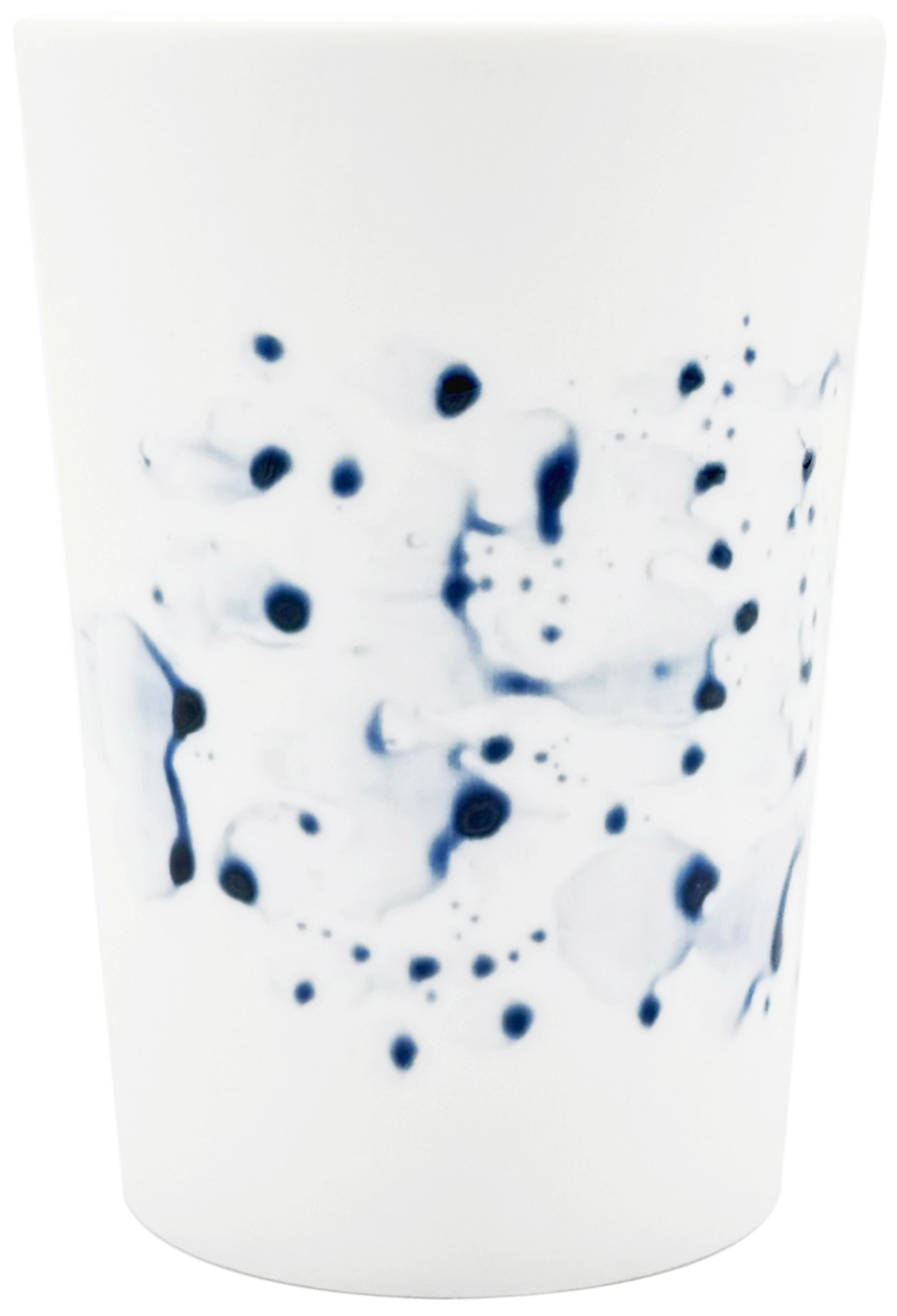 Blue Impression Becher