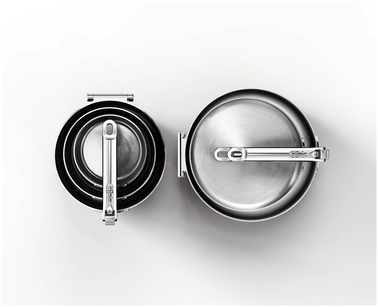 5er Set Space Steel Pfannenset