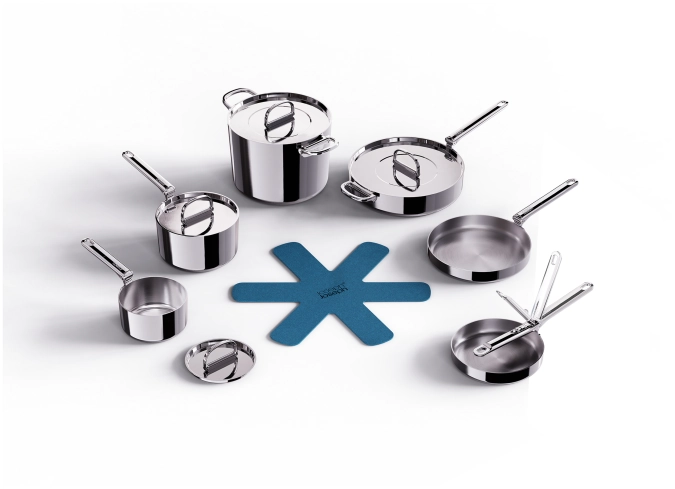 6er Set Space Steel Pfannenset