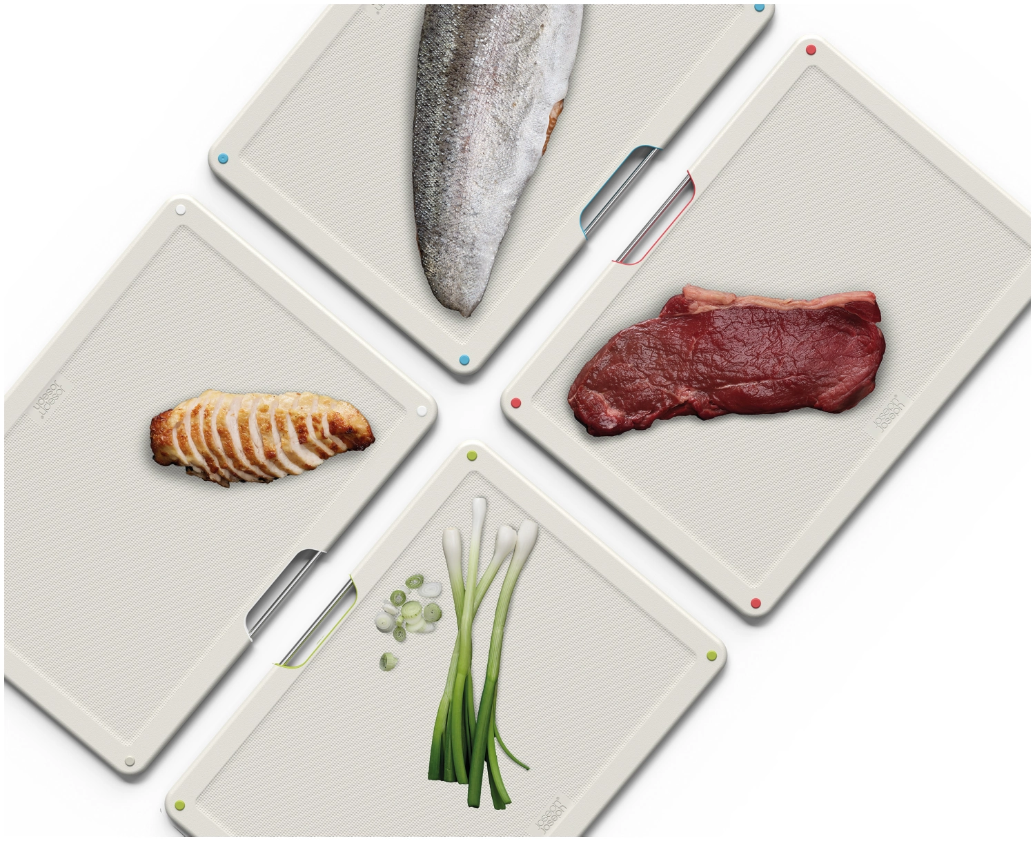 Folio Schneidbrett 4tlg. farbkodiert