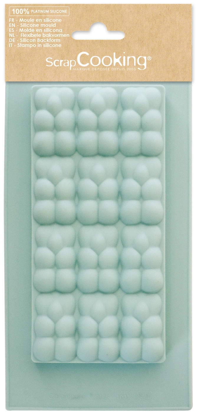 Moule silicone 1 tablette Ourson