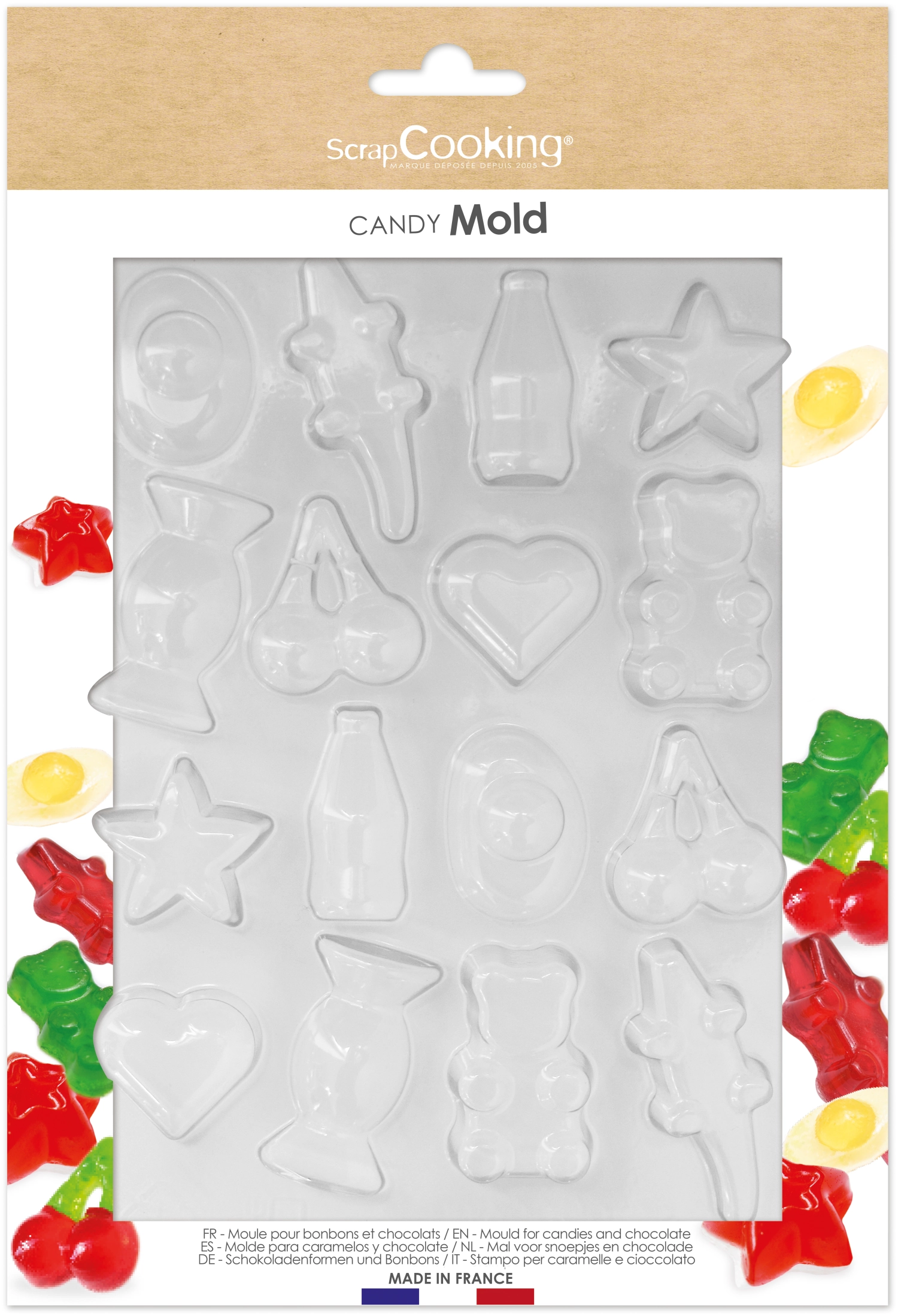 Moule semi-rigide bonbons et chocolats