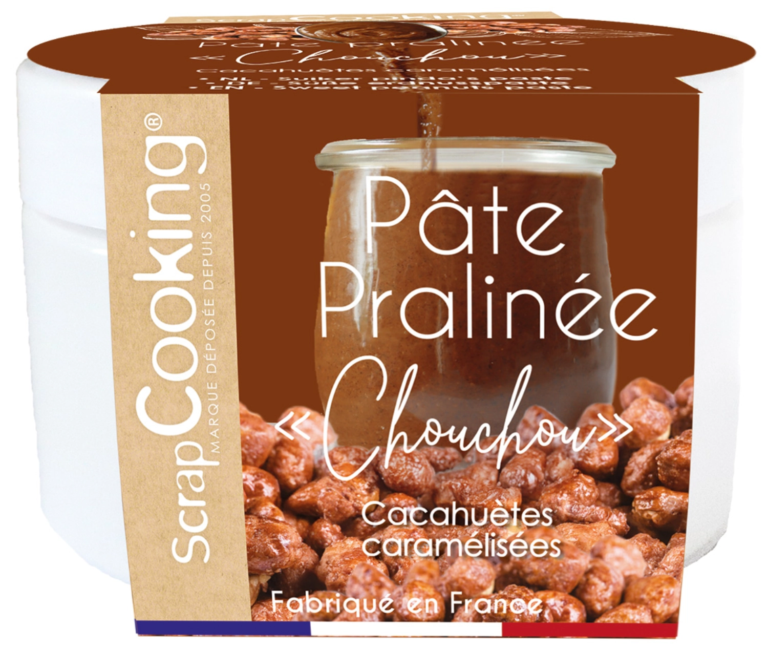 Pâte de praliné Chouchou - cacahuètes