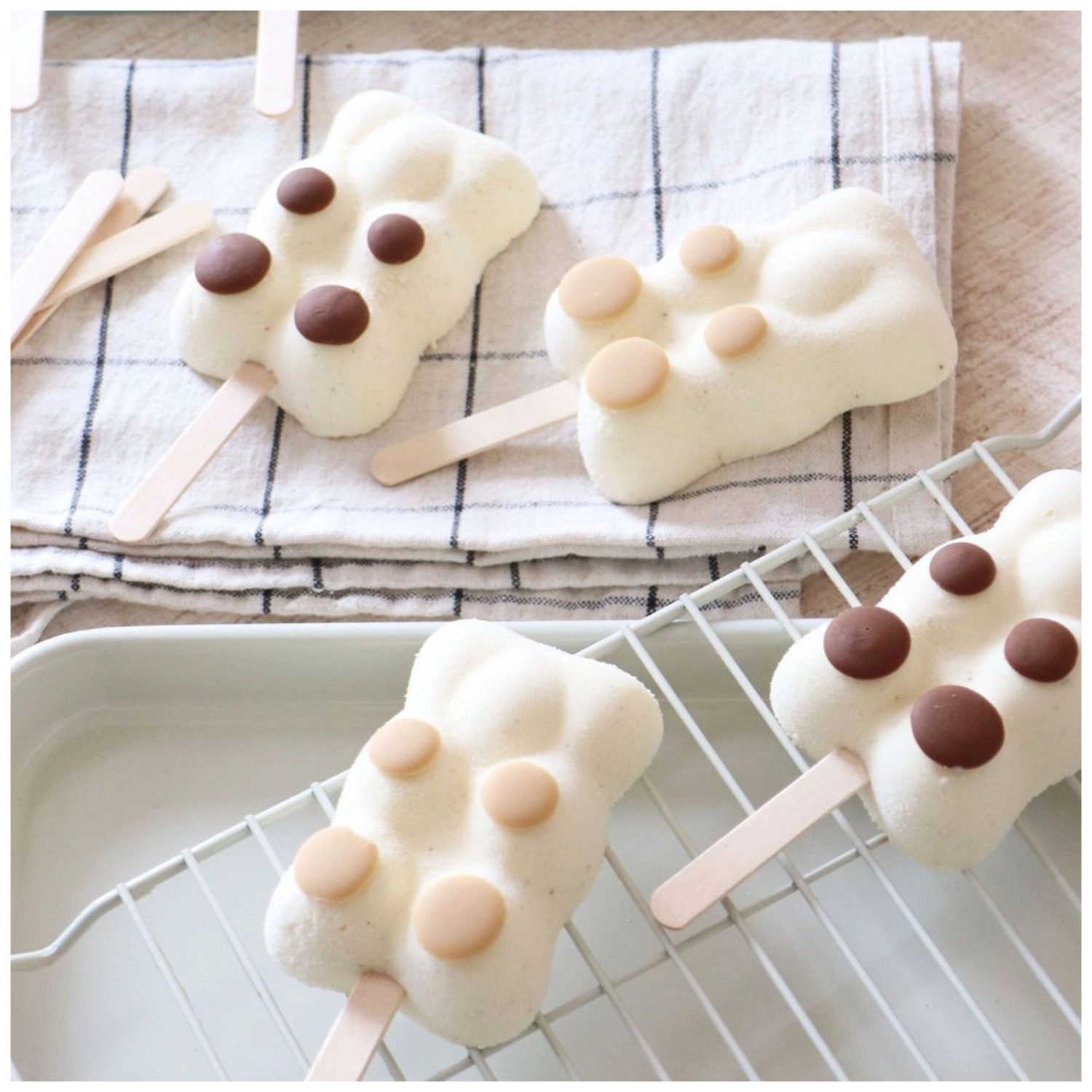 Moule silicone glace Oursons
