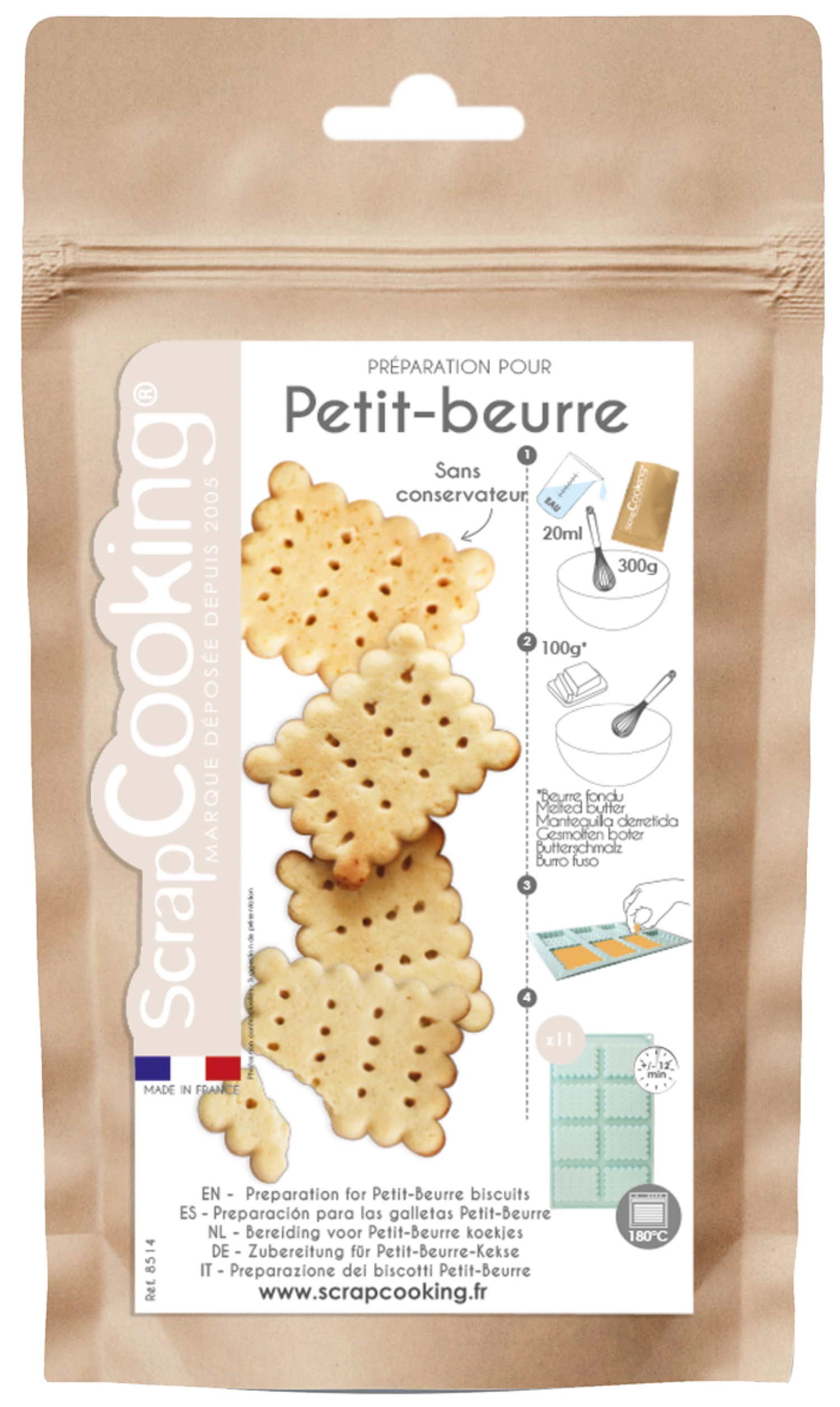 Fertigmischung Petit-Beurre Biscuit