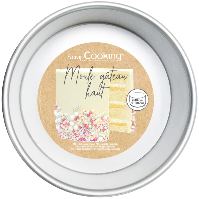 Moule aluminium haut 18cmx10cm