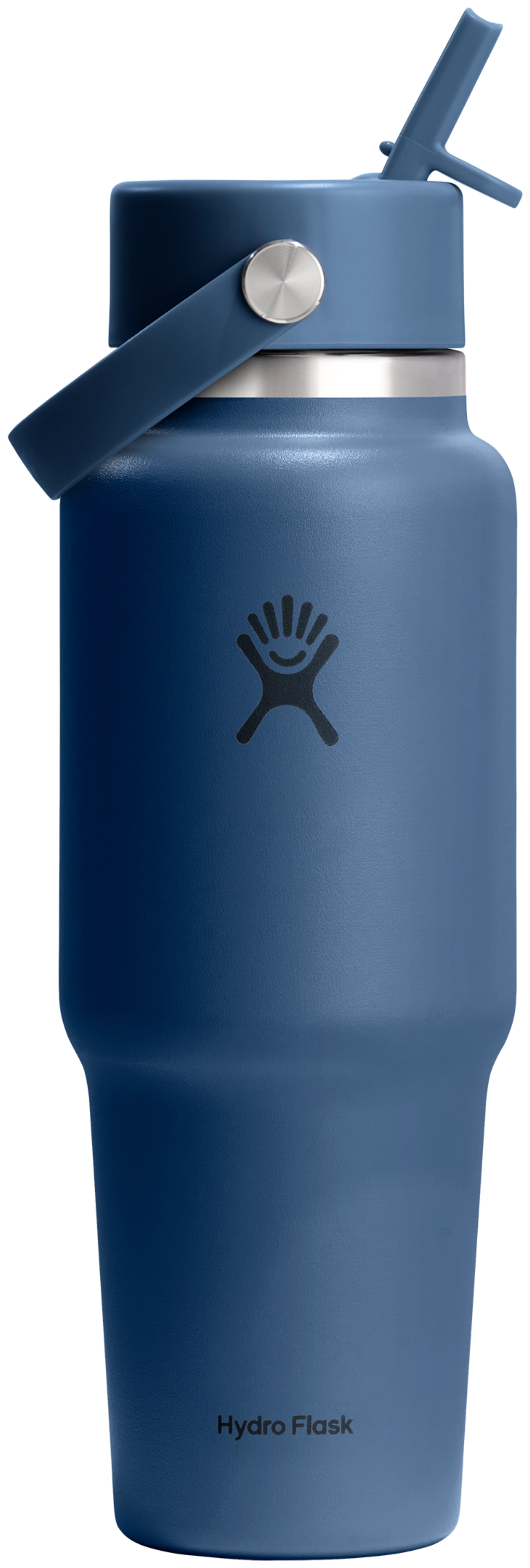Trinkflasche Travel Wide Flex Deckel Strohhalm