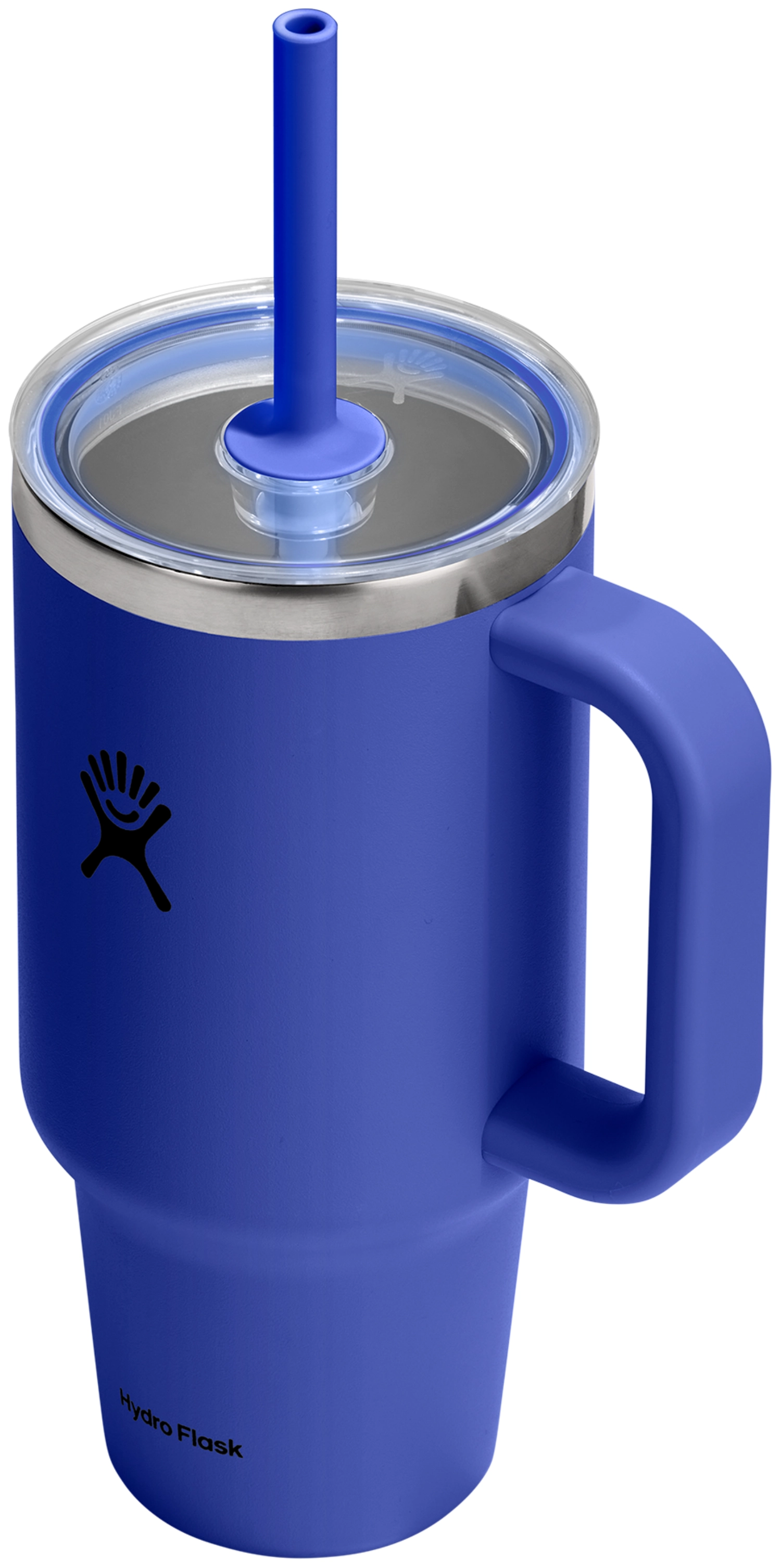 Reisebecher mit Trinkhalm