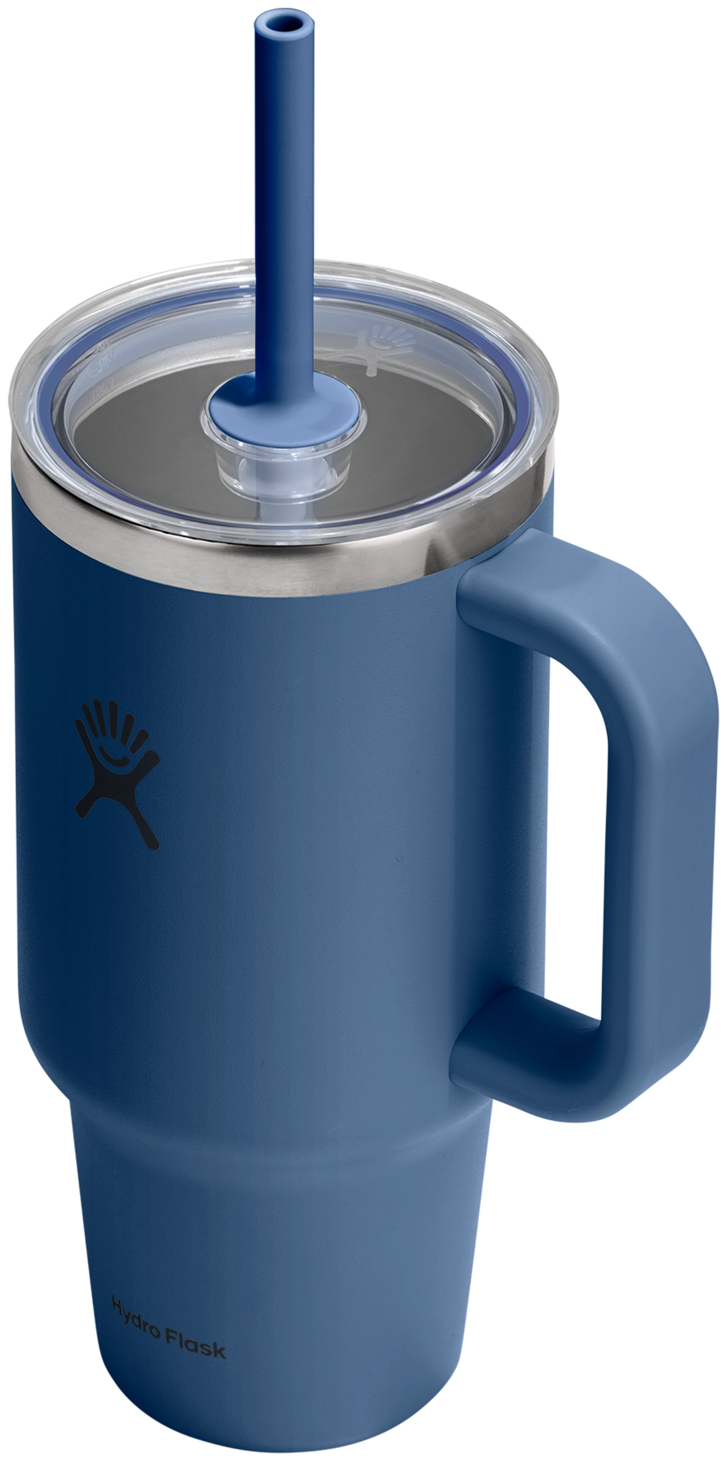 Reisebecher mit Trinkhalm