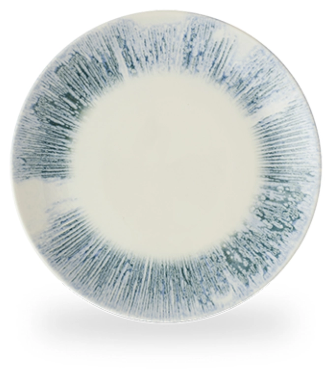 Assiette Lyra Blue Coupe