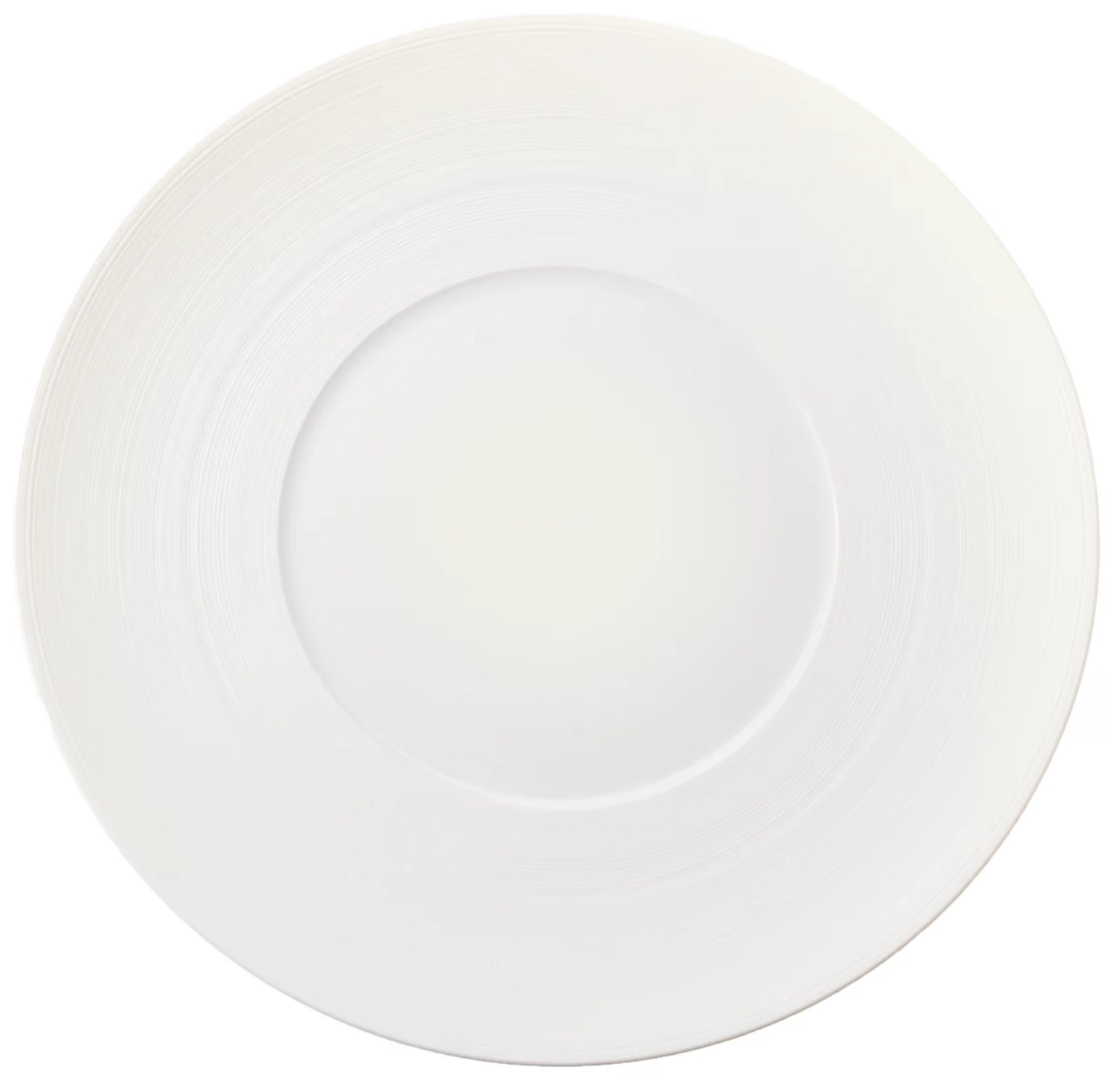 Plain assiette de presentation