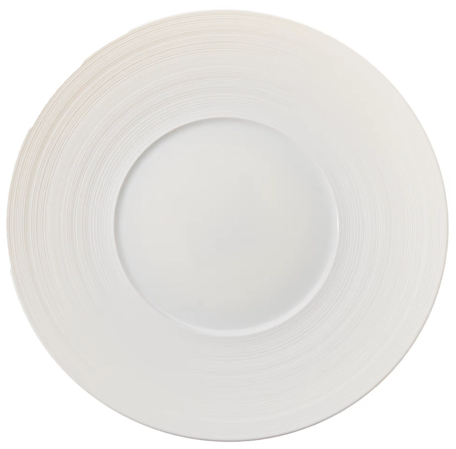 Plain assiette de presentation