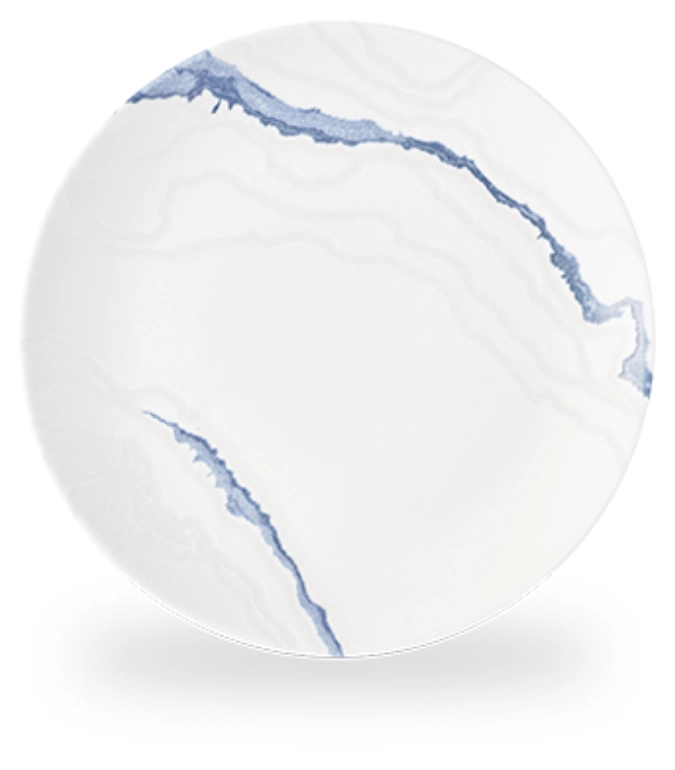 Tide Accents Blue Coupe Teller flach