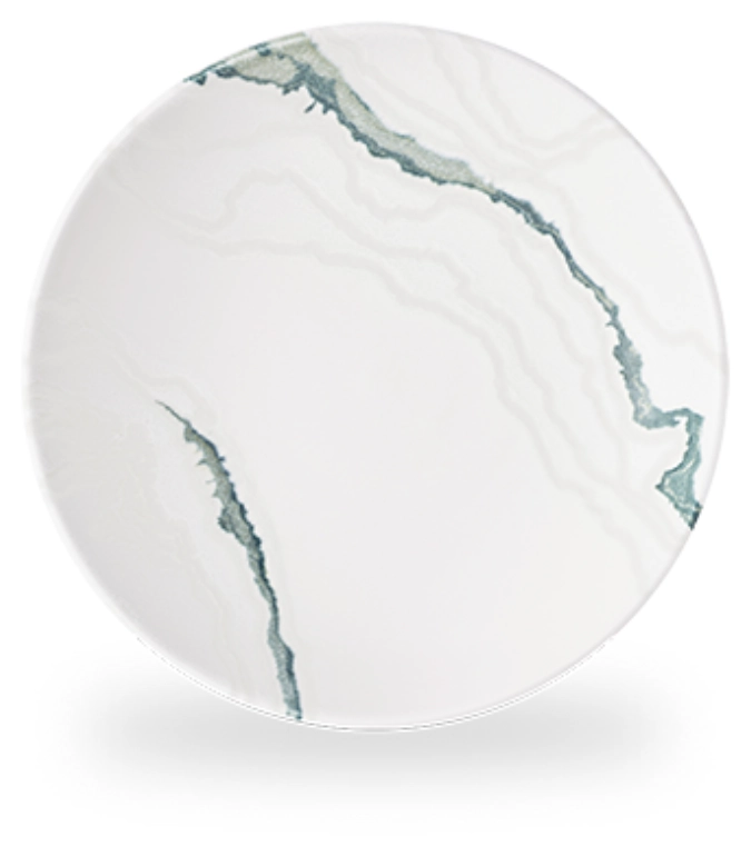 Tide Accents Green Coupe Teller flach