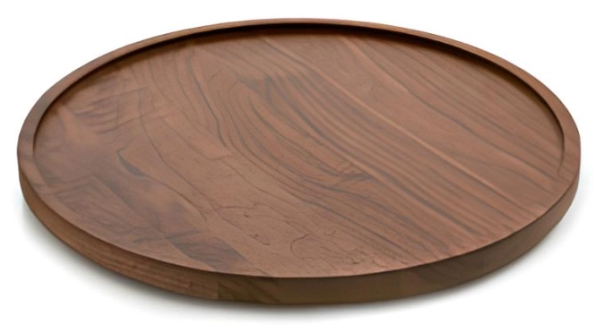 En Scene plateau rond avec rebord