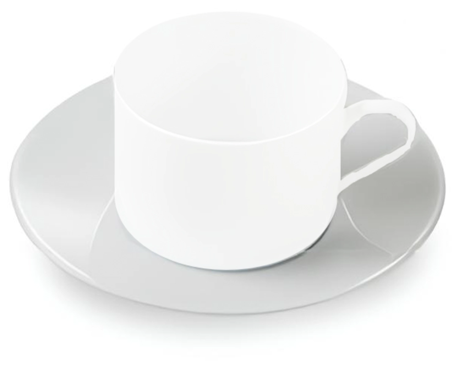 Page Blanche Tee Untertasse Extra