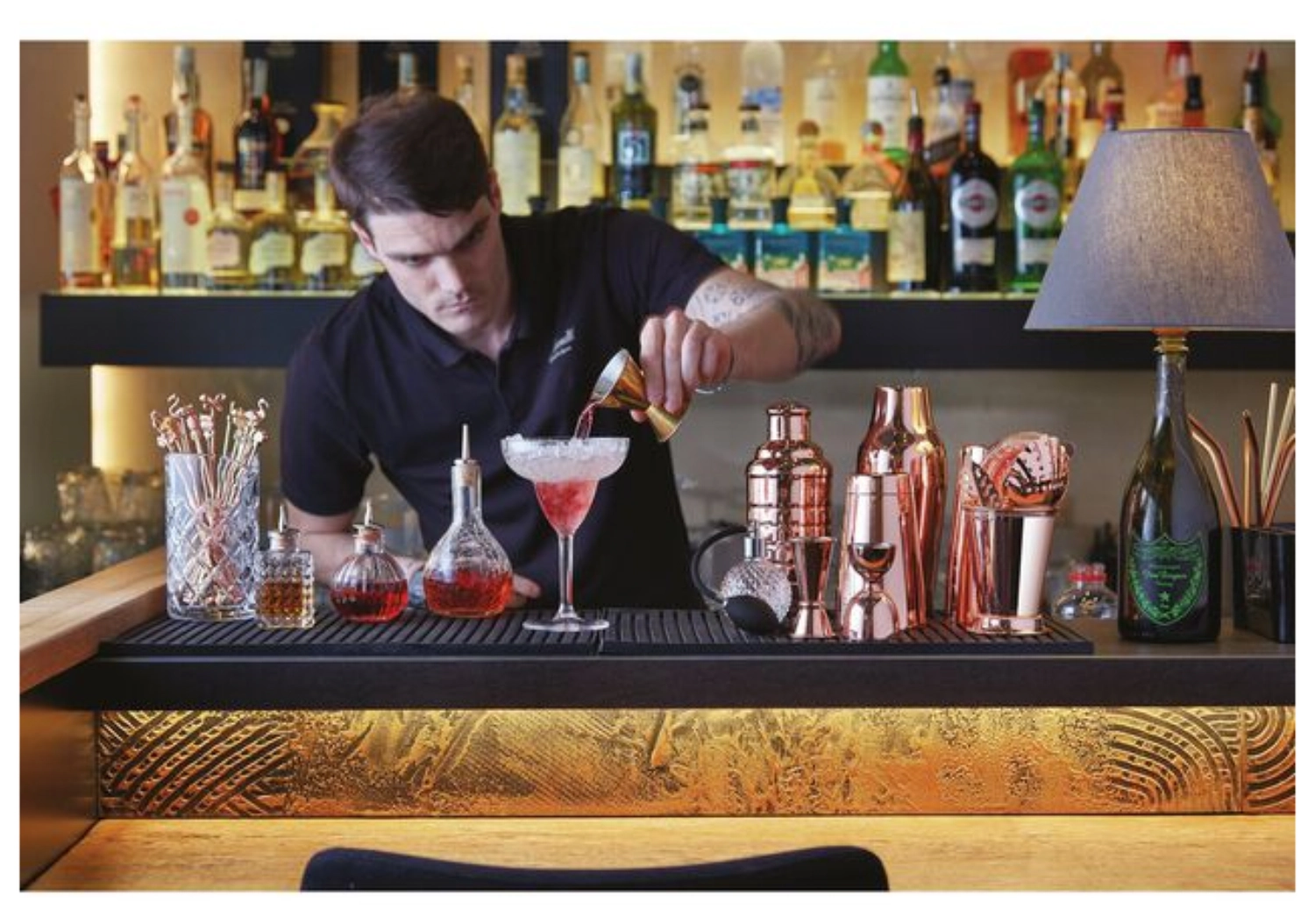 Verre doseur à cocktail