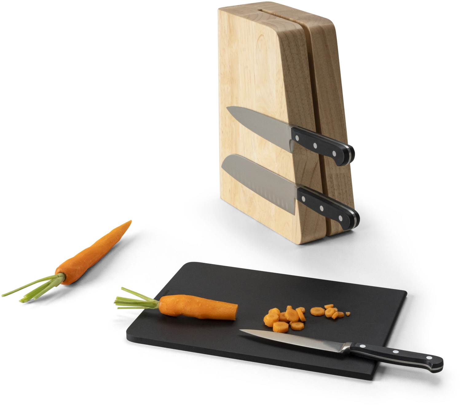 Magnetischer Messerblock mit Duracore Schneidebrett