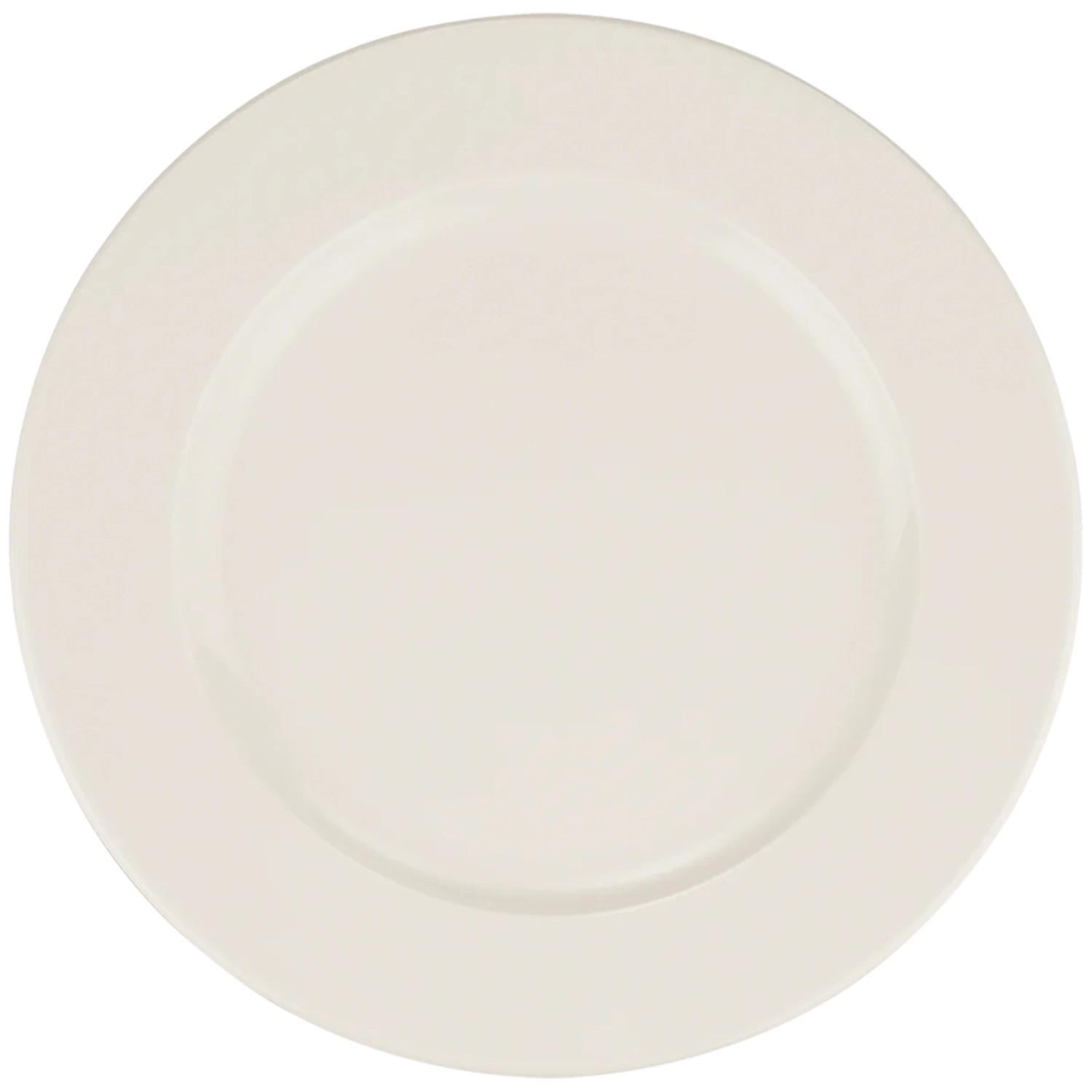 Assiette plate Banquet blanche