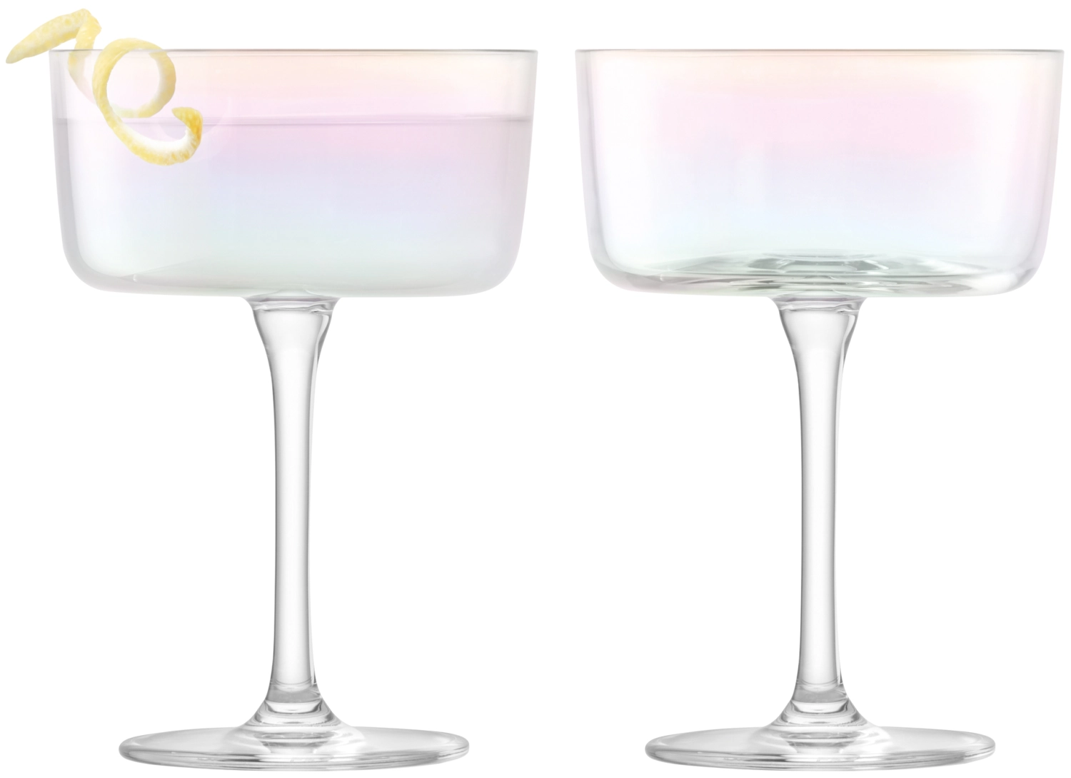 2er Set Mother of Pearl Cocktailglas