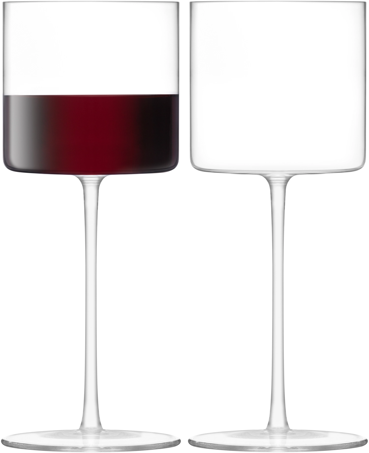 2er Set Moderne verre à vin rouge