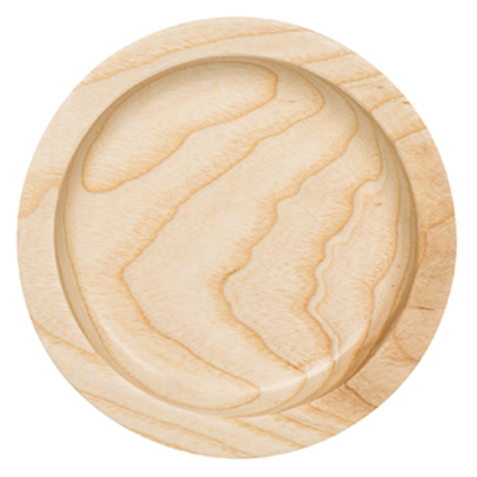Runde Holzplatte