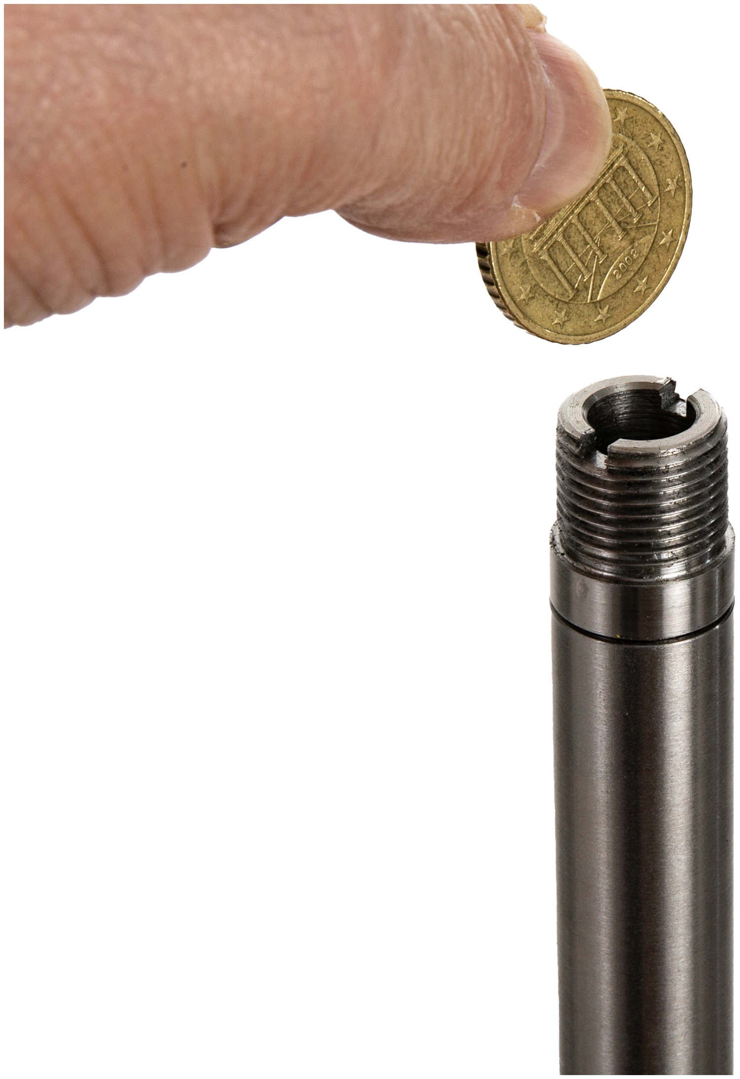 Ofenbürste Messing zerlegbar