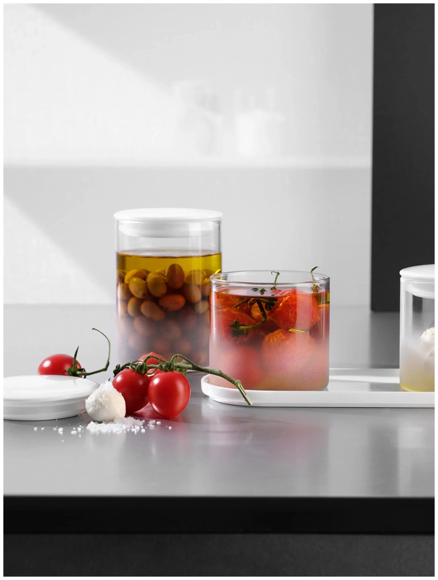 Opal 2er Set Deckel mit Silikon