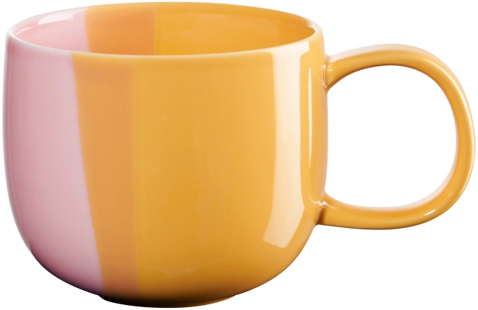 Joy mug, passion fruit smoothie