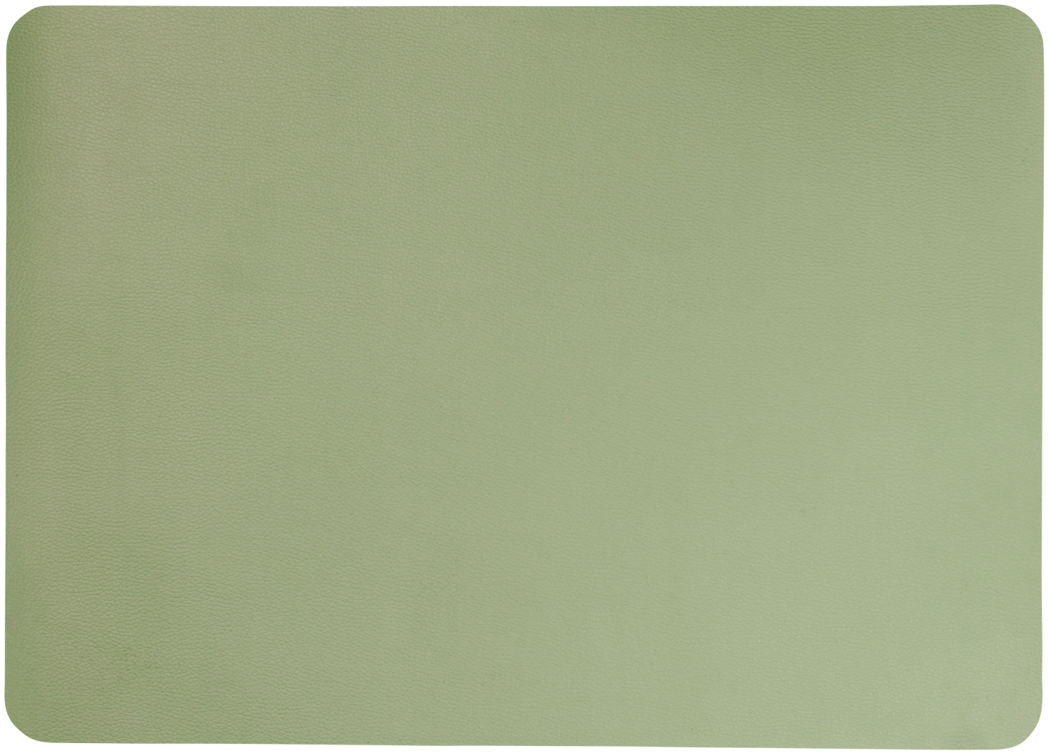 Set de table en cuir, sauge