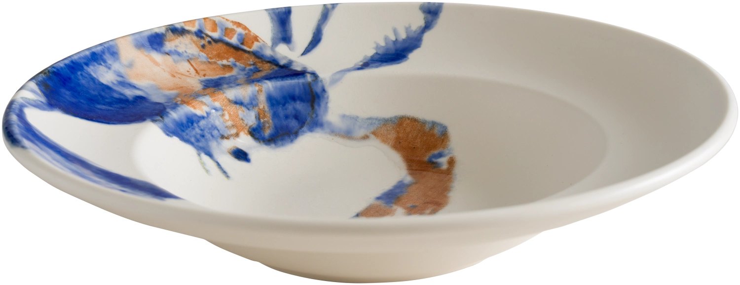 Assiette creuse Aquelis Crab Gourmet