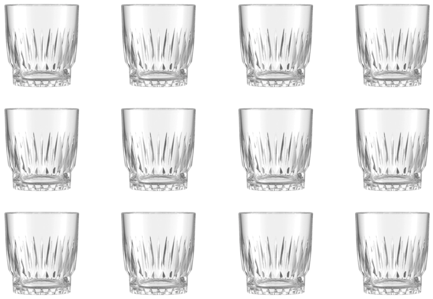 Lot de 12 verres Hampshire Rocks