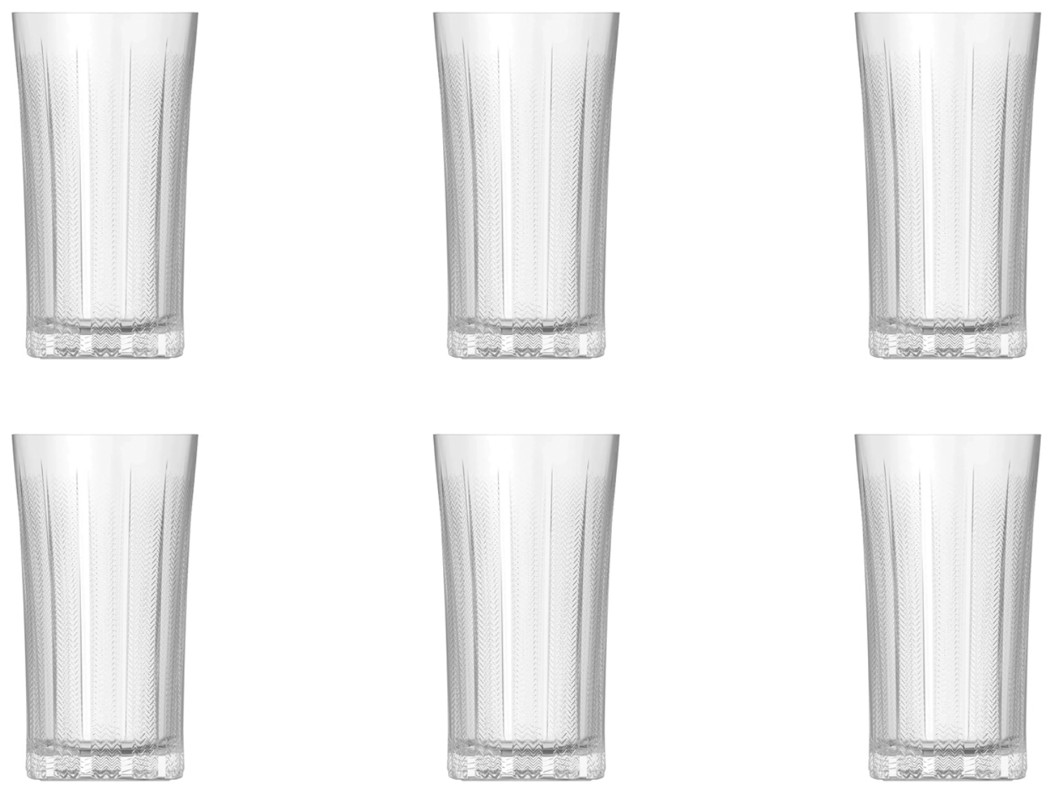6er Set Mosaic Highball