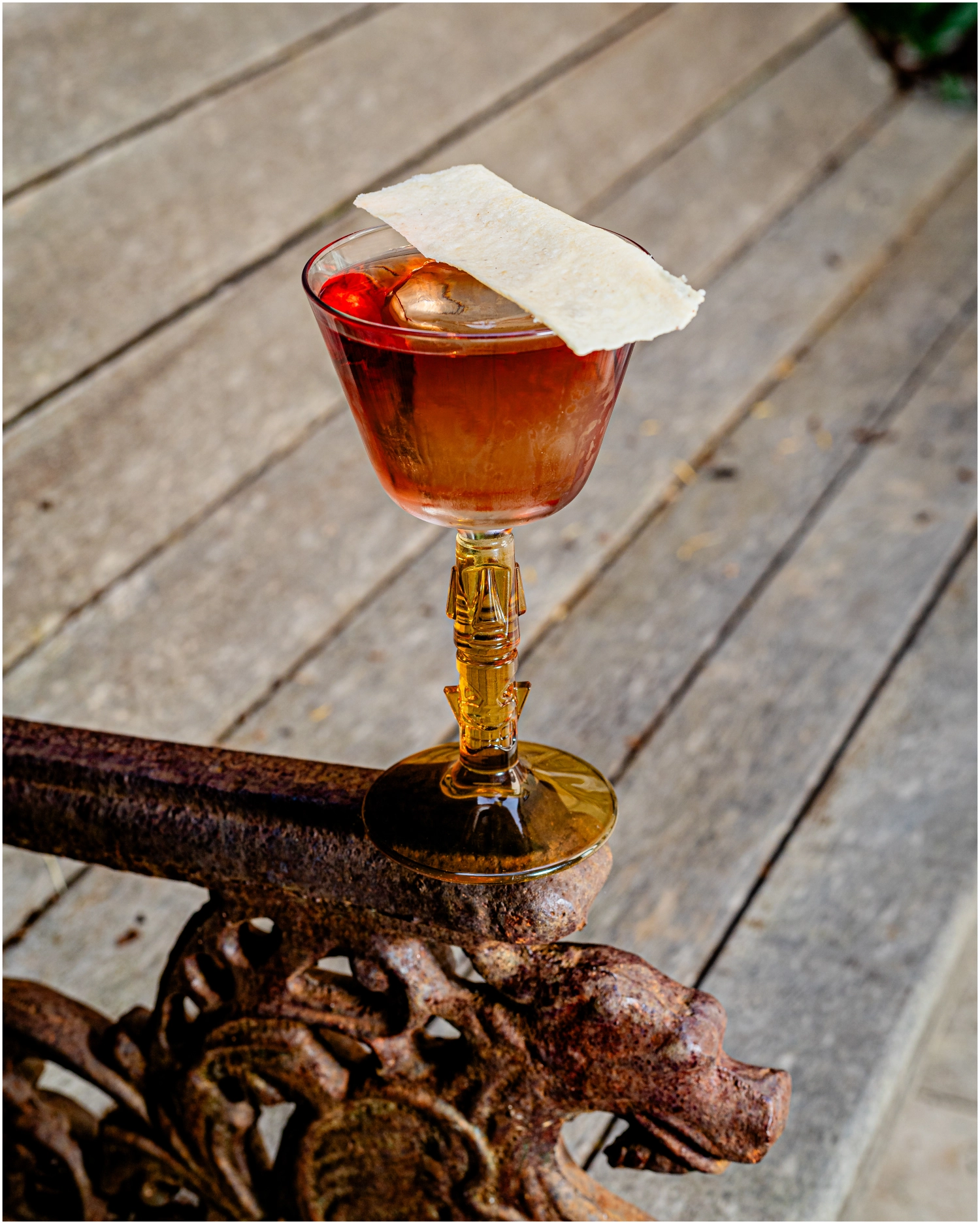 6er Set Tiki Becher Coupe Amber Stem