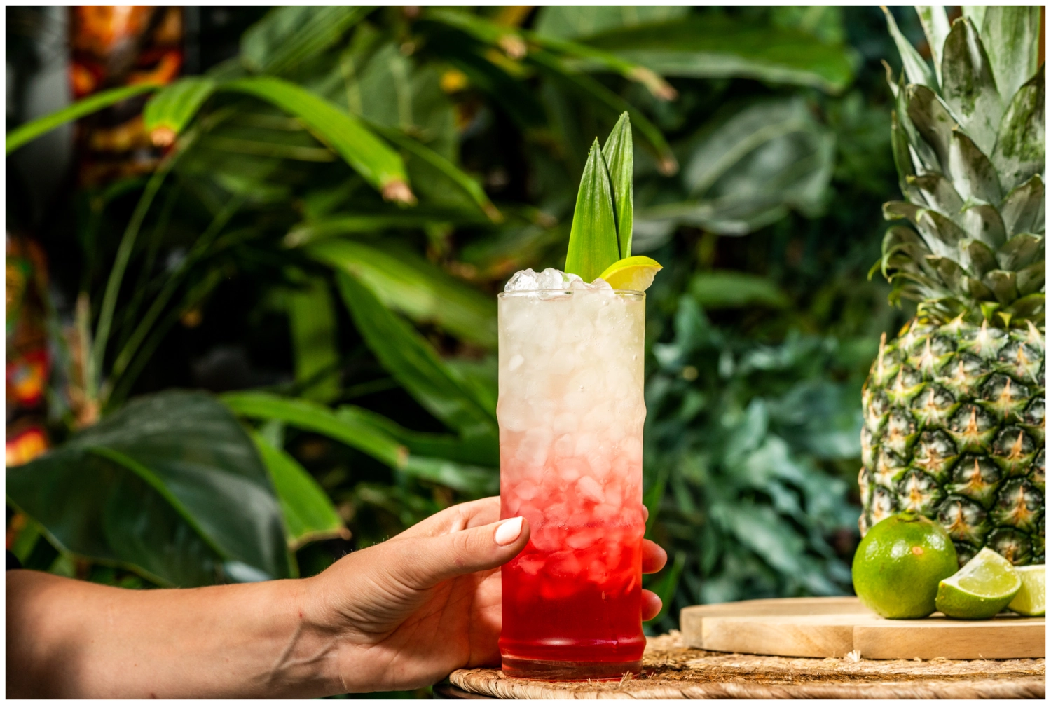 6er Set Tiki Bamboo Cooler