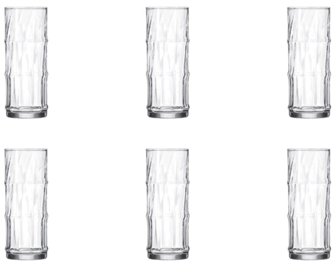 6er Set Tiki Bamboo Cooler