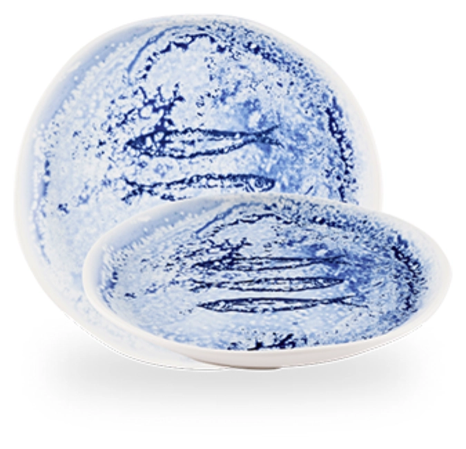 Fresco Blue Organic Teller