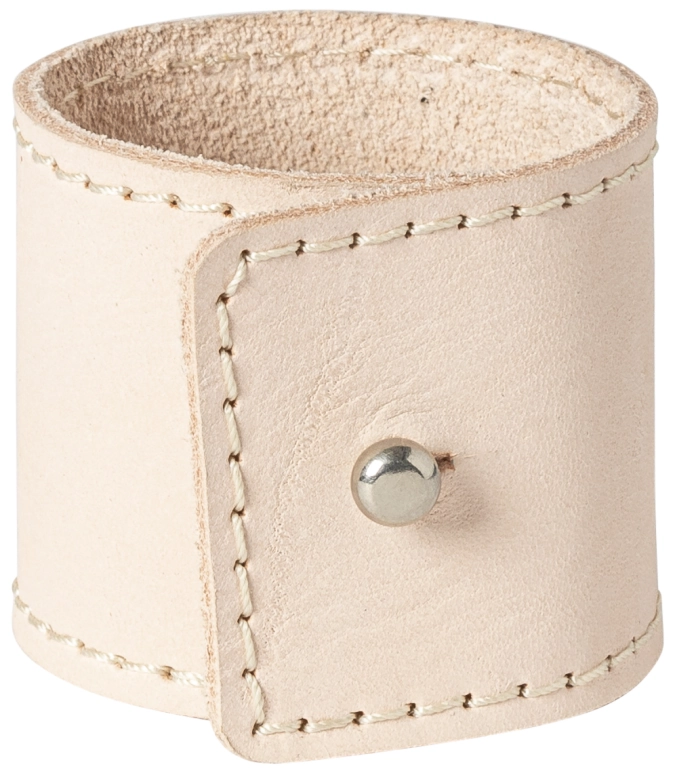 4er Set leather Serviettenring